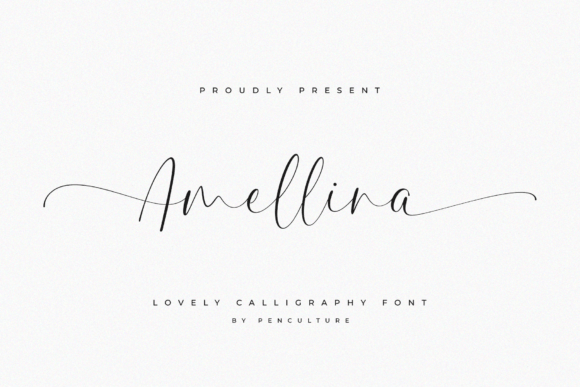 Amellina: A Script Font That Balances Elegance and Readability