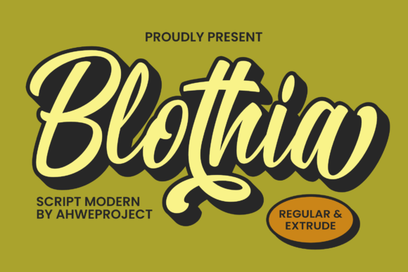 Blothia: The Dynamic Brush Script for Bold Branding