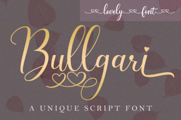 Bullgari: A Contemporary Script for Timeless Design
