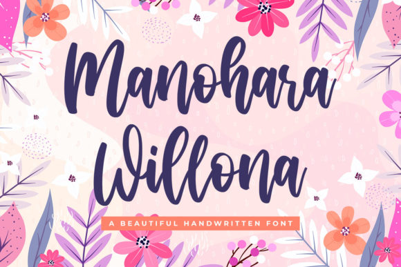 Discover the Joy of Manohara Willona: A Sweet Script Font for Modern Creators