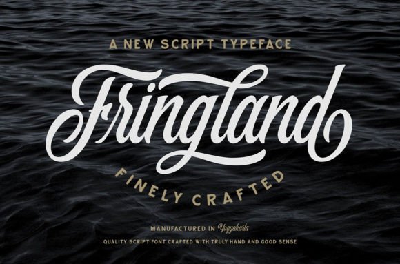 Fringland: A Bold Script Font for Powerful Branding