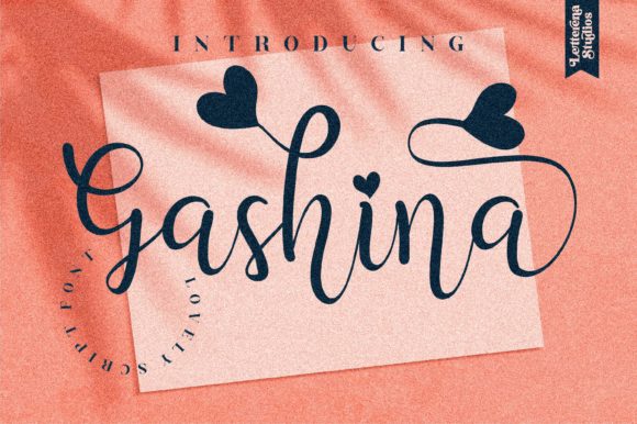 Gashina: The Romantic Script Font for Elegant Design