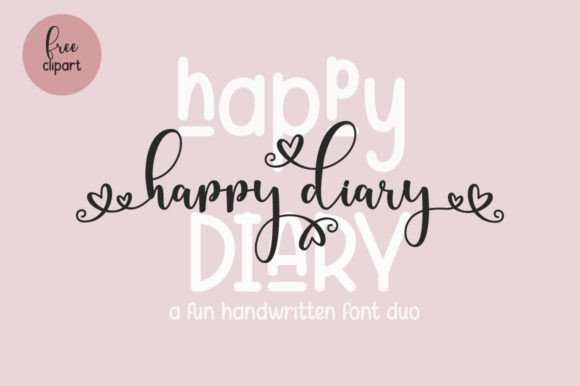 Happy Diary: A Duo Font for Modern, Chic Design