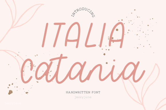 Italia Catania: A Font with Genuine Character