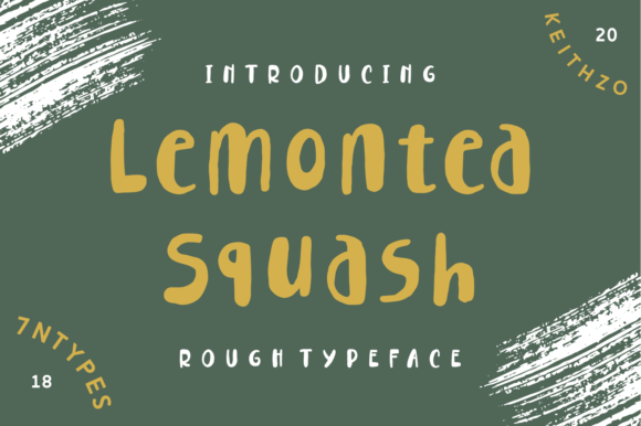 Lemontea Squash: A Playful Script with a Rough Edge