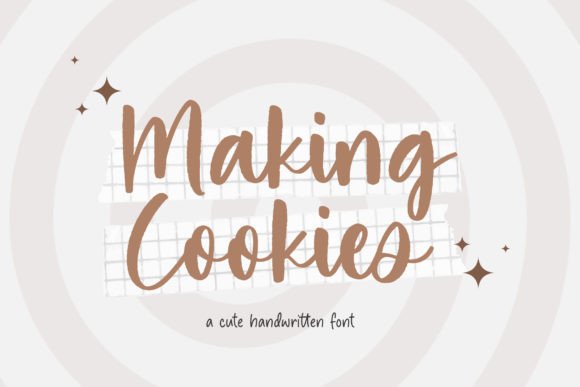 Making Cookies: A Sweet Script Font for Creative Projects