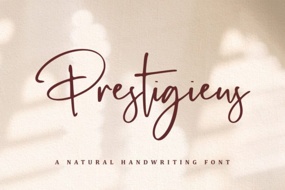 Prestigieus: Elevating Designs with Dazzling Script