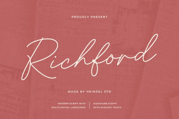 Richford: A Modern Script for Lasting Impressions