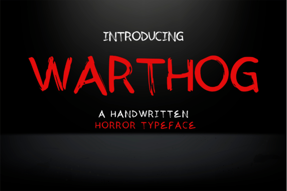 Warthog: The Horror Script Font with Menacing Elegance