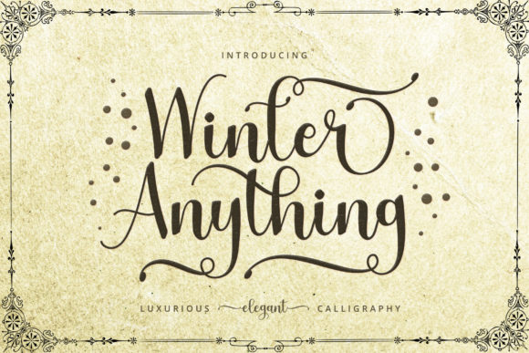 Winter Anything: Capturing Elegance in Your Designs
